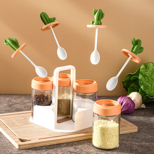 Cactus Kitchen Seasoning Jar Salt Shaker