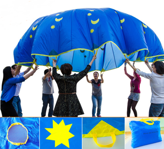 Children's star moon parachute