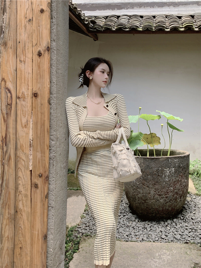 Buttoned Hollow Bottoming Shirt Small Coat Top