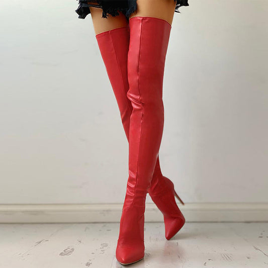 Women's New Adhesive Sole Knee Boots