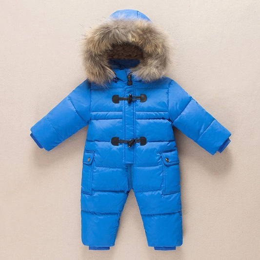 Infant Down Jacket Romper Winter