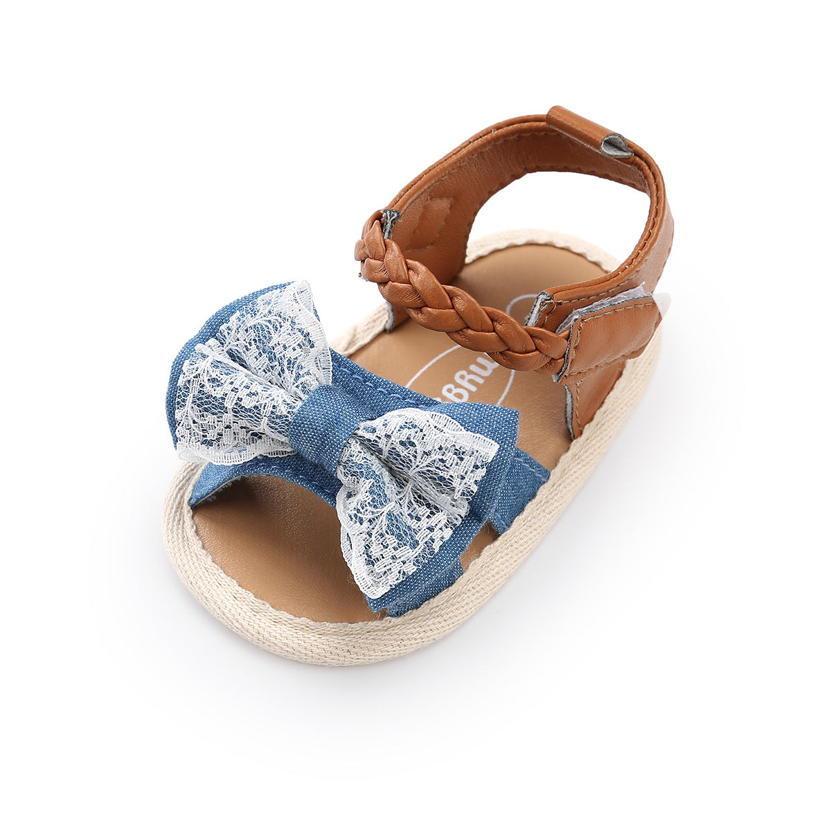 Lace Baby Toddler Cloth Sole Sandals