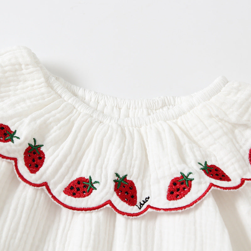 Female Baby Clothes Baby One-piece Long-sleeved Suit Autumn Girl Floral Romper