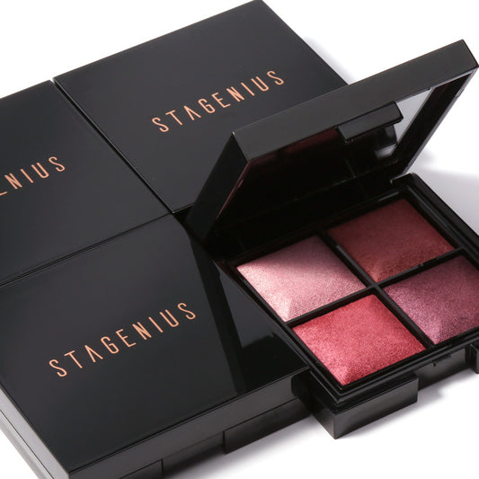 STAGENIUS four-color baked eyeshadow tray