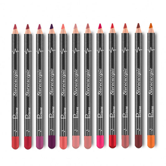 Non-marking lipstick nude color aunt color 12pcs Lip Shades Set