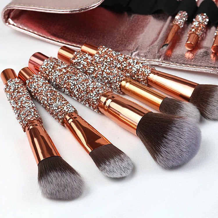 10pcs diamond wrap Professional Soft Hair brushes