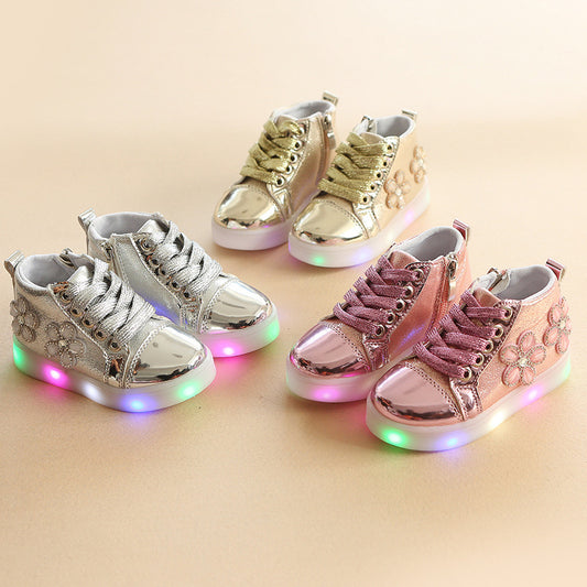 Fashion casual light-up shoes Girls