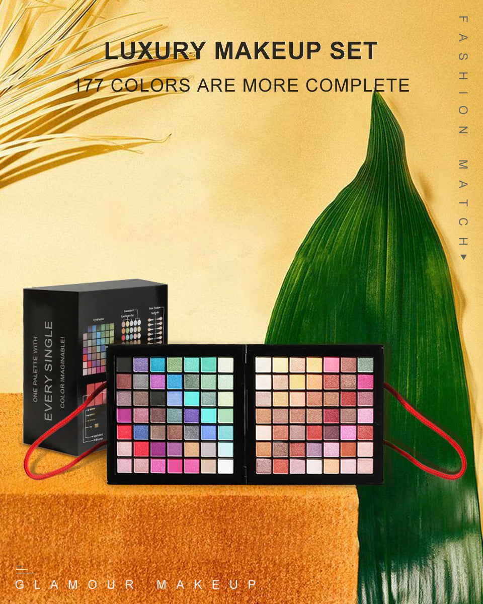 177 Color Eye Shadow Blush Lip Gloss Repair Multifunctional Collection Set Face
