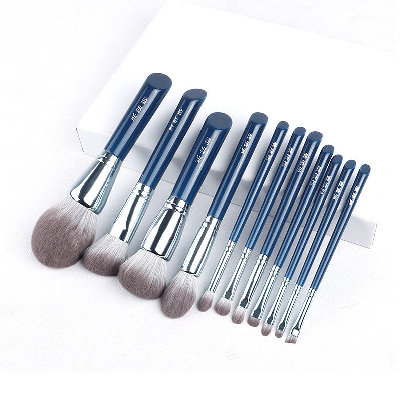 11 Pcs Quick-drying Artificial Bionic Fiber Hair Makeup Brush High Quality, Professional & Soft Hair Makeup Brush Set