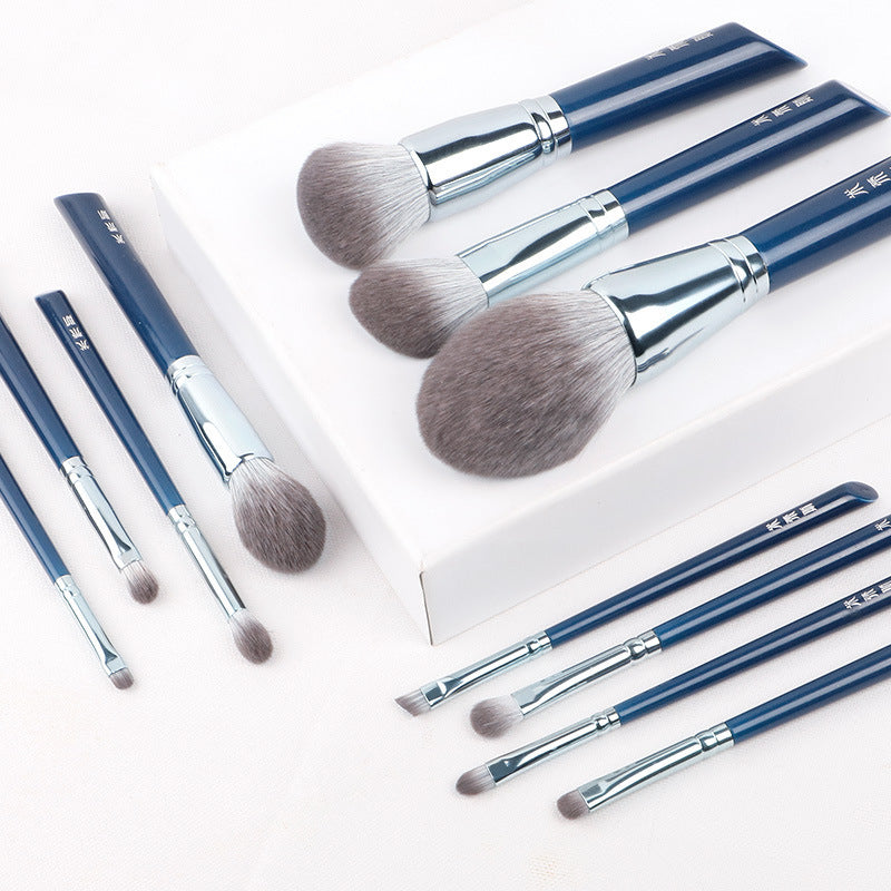 11 Pcs Quick-drying Artificial Bionic Fiber Hair Makeup Brush High Quality, Professional & Soft Hair Makeup Brush Set