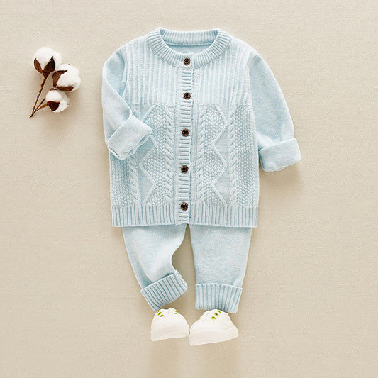 Infant Sweater Cotton Knitted Children's Suit Girl Boy