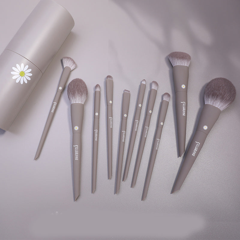 10 Pcs High Quality Daisy Makeup Brush Set Beauty Tools