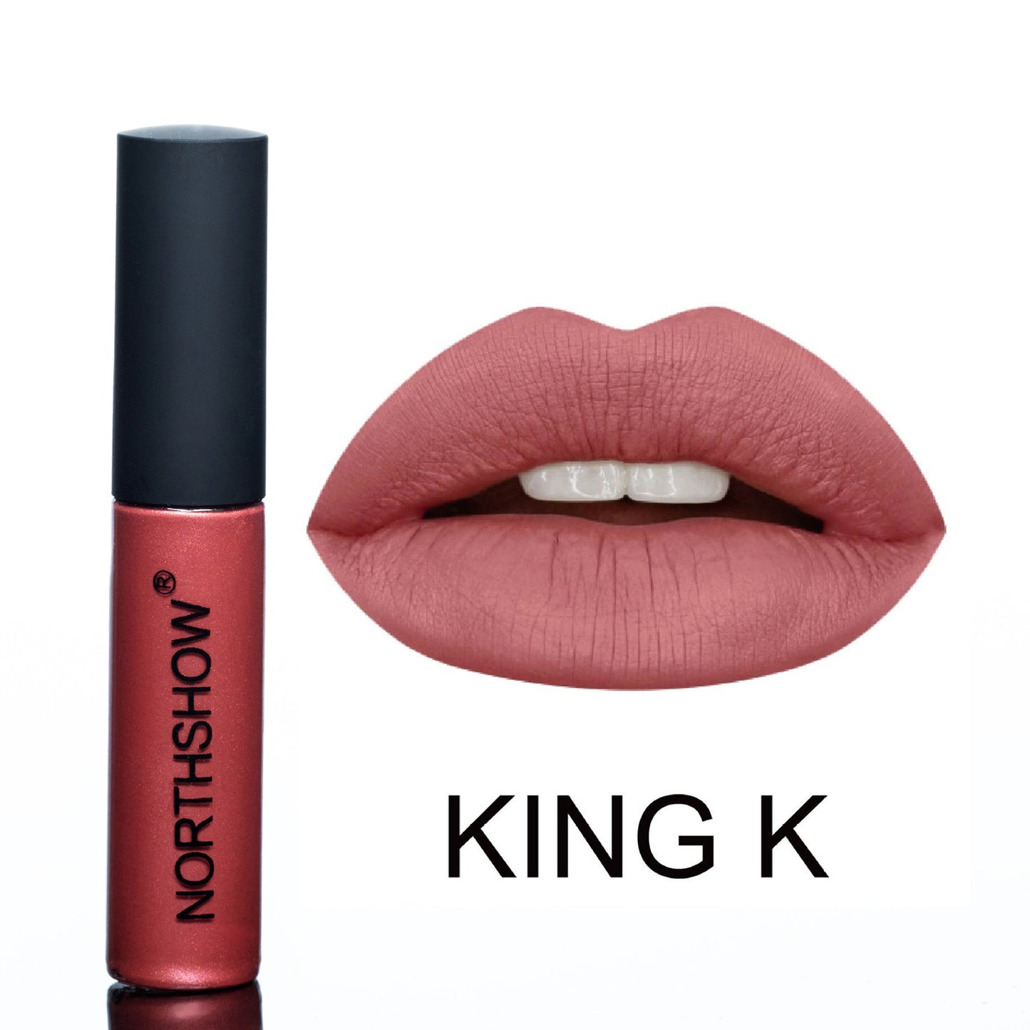 Non-stick matte lipstick