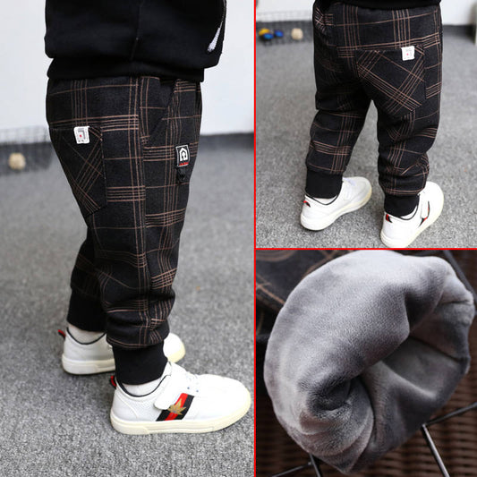 New style baby wear Plush trousers in winter