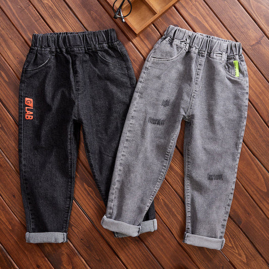 Children's Jeans Thin Loose Trousers Boys