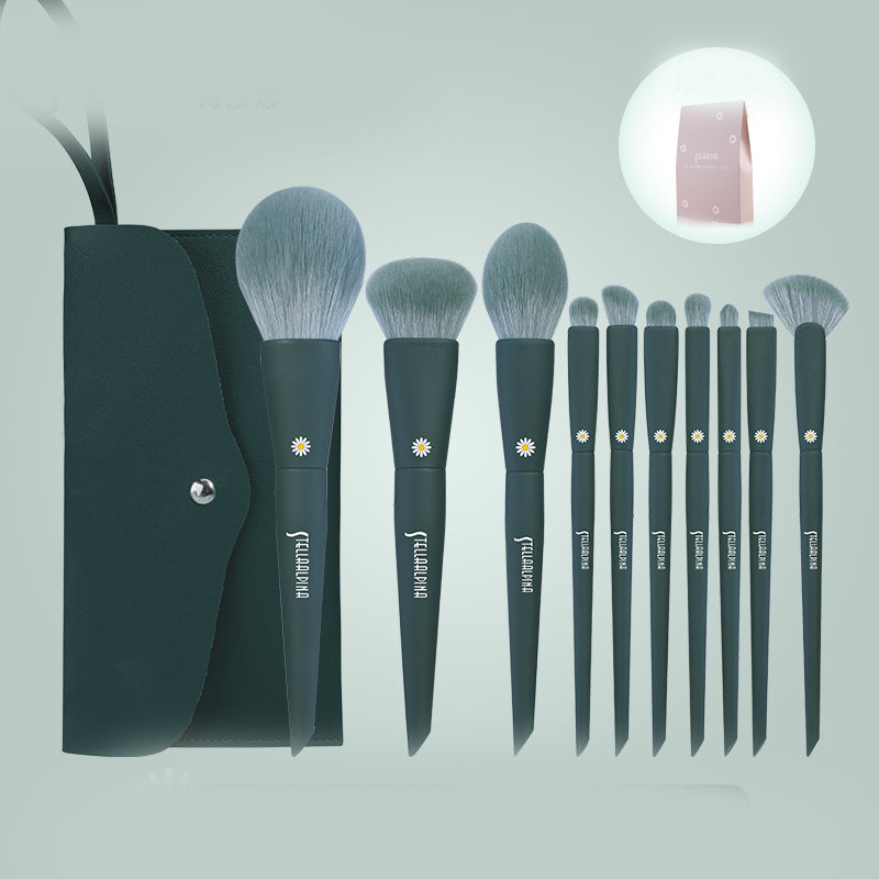 10 Pcs High Quality Daisy Makeup Brush Set Beauty Tools
