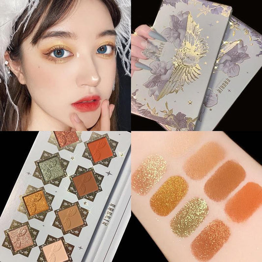 New Hot Sell 8-color Pearlescent Natural Eye Shadow Plate
