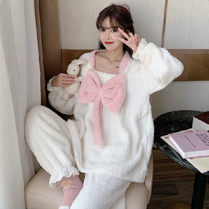 Winter Sweet And Warm Plush Loungewear