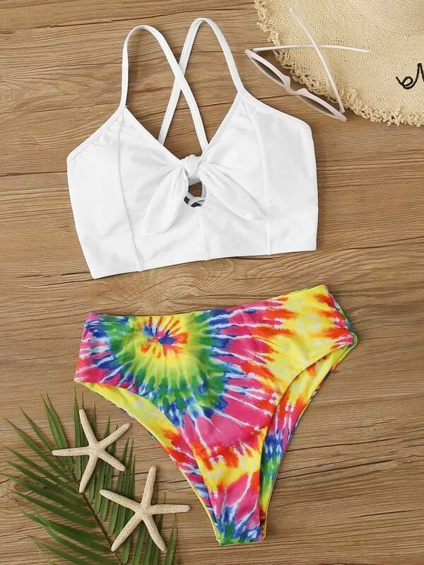 Women Rainbow swimsuit