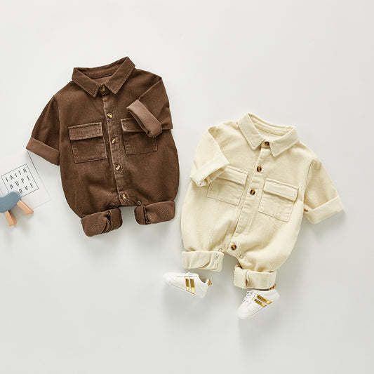 Korean Version Baby Workwear Romper Casual Jumpsuit