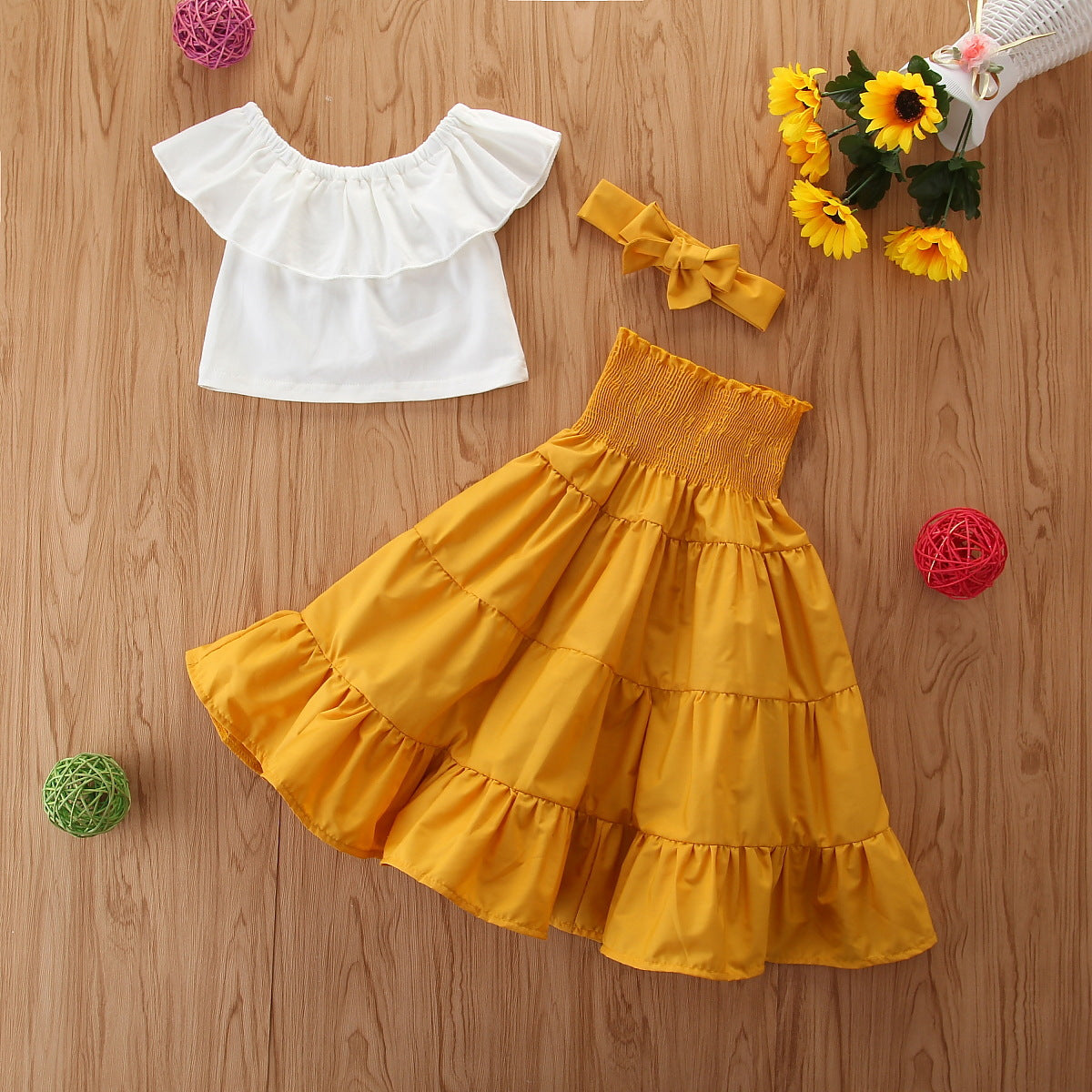 Summer New Suit Skirt Girls Big Skirts Baby girl