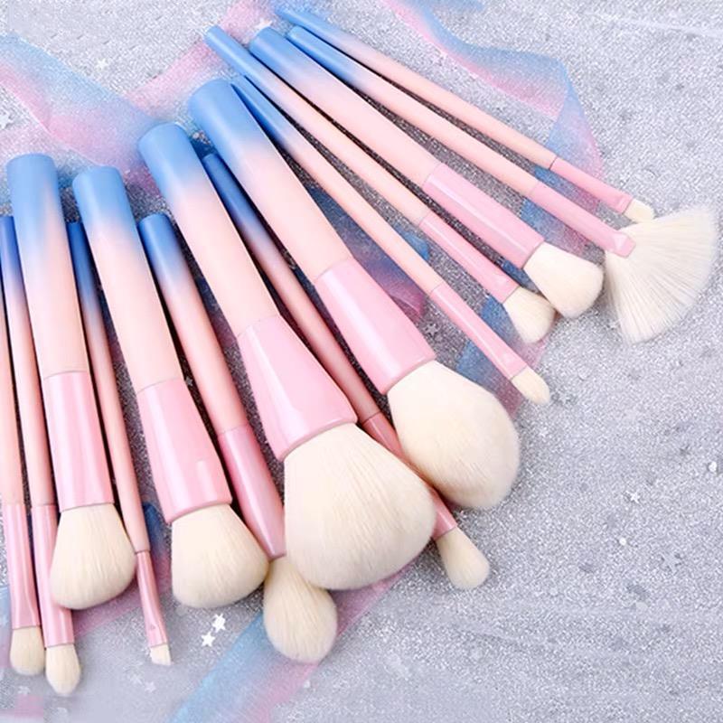 Gradient color makeup brush Set 14 Pcs Soft, High Quality & Professional Makeup Brush set