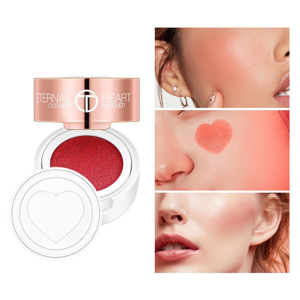 Heart-shaped Beautiful cushion blush