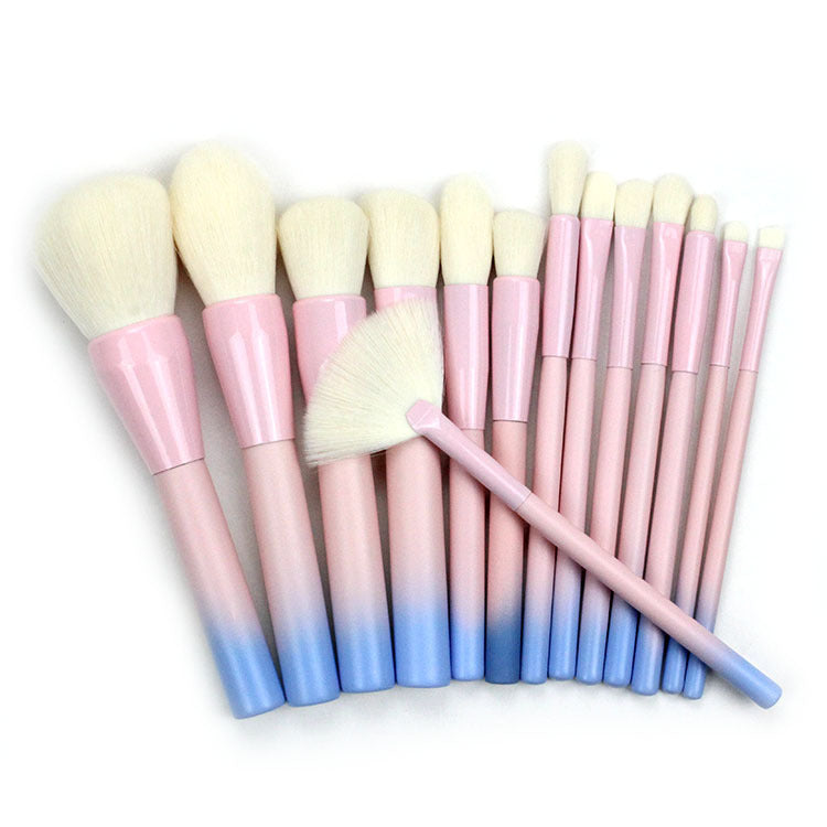 Gradient color makeup brush Set 14 Pcs Soft, High Quality & Professional Makeup Brush set