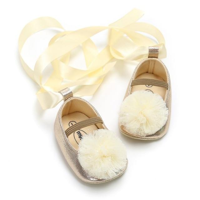 Lily Baby Girl Ballet Bow Tie Shoes