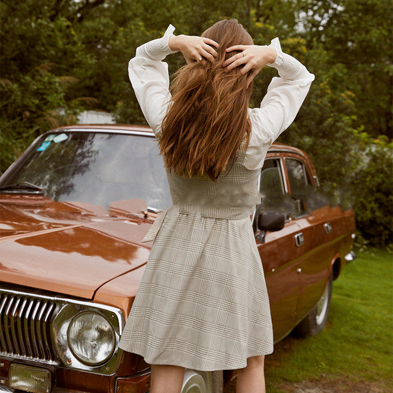 Two-piece shirt dress