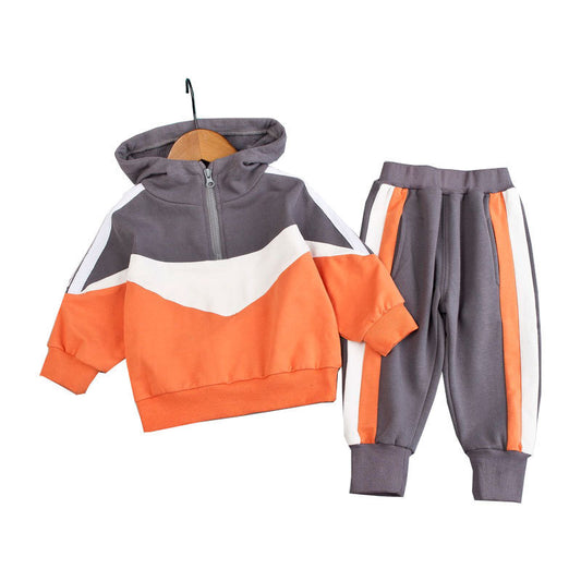 Children's Hooded Sweater Set  Children's Wear Boy Girl