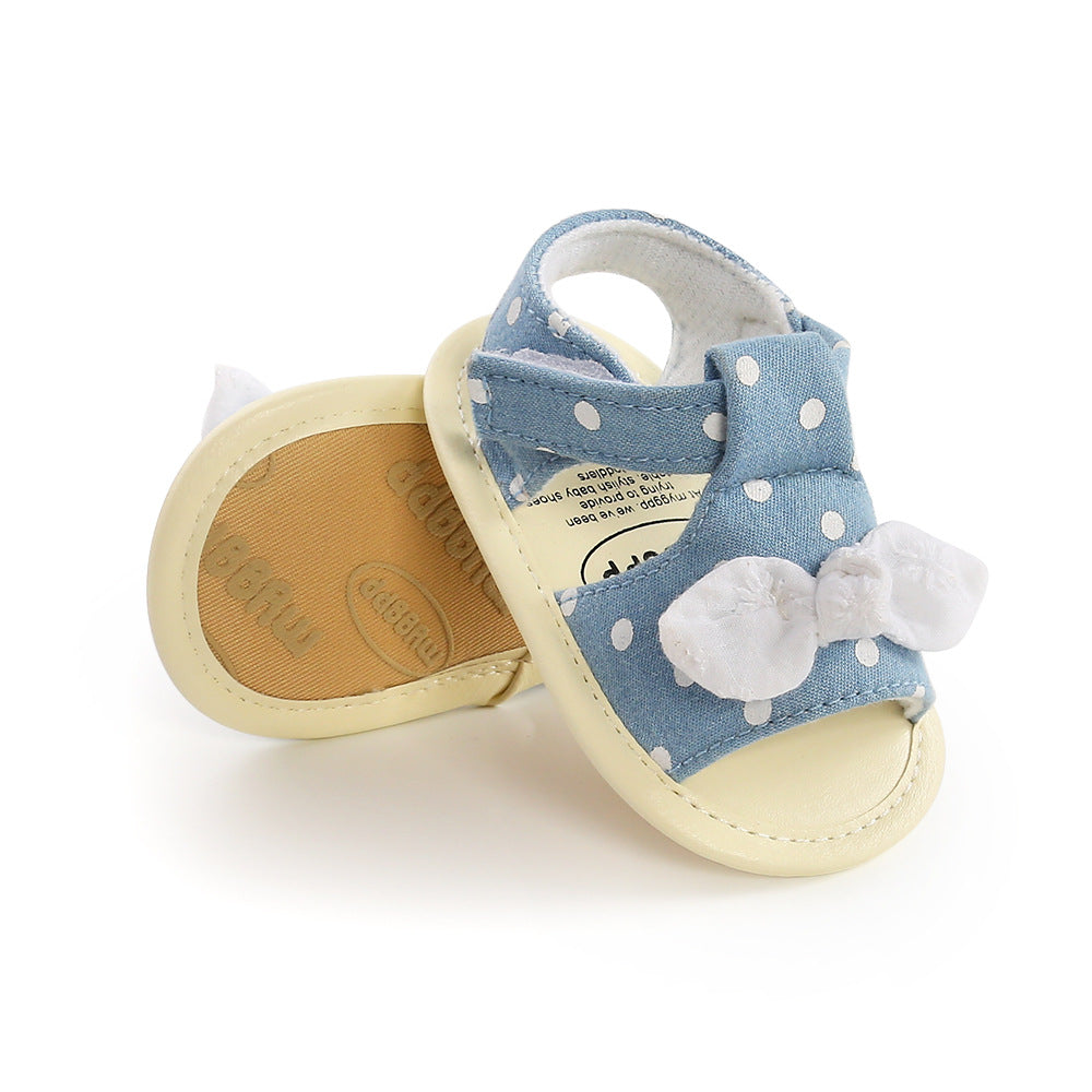 Bowknot Baby Girl Sandals Baby Shoes Soft Sole Toddler Shoes