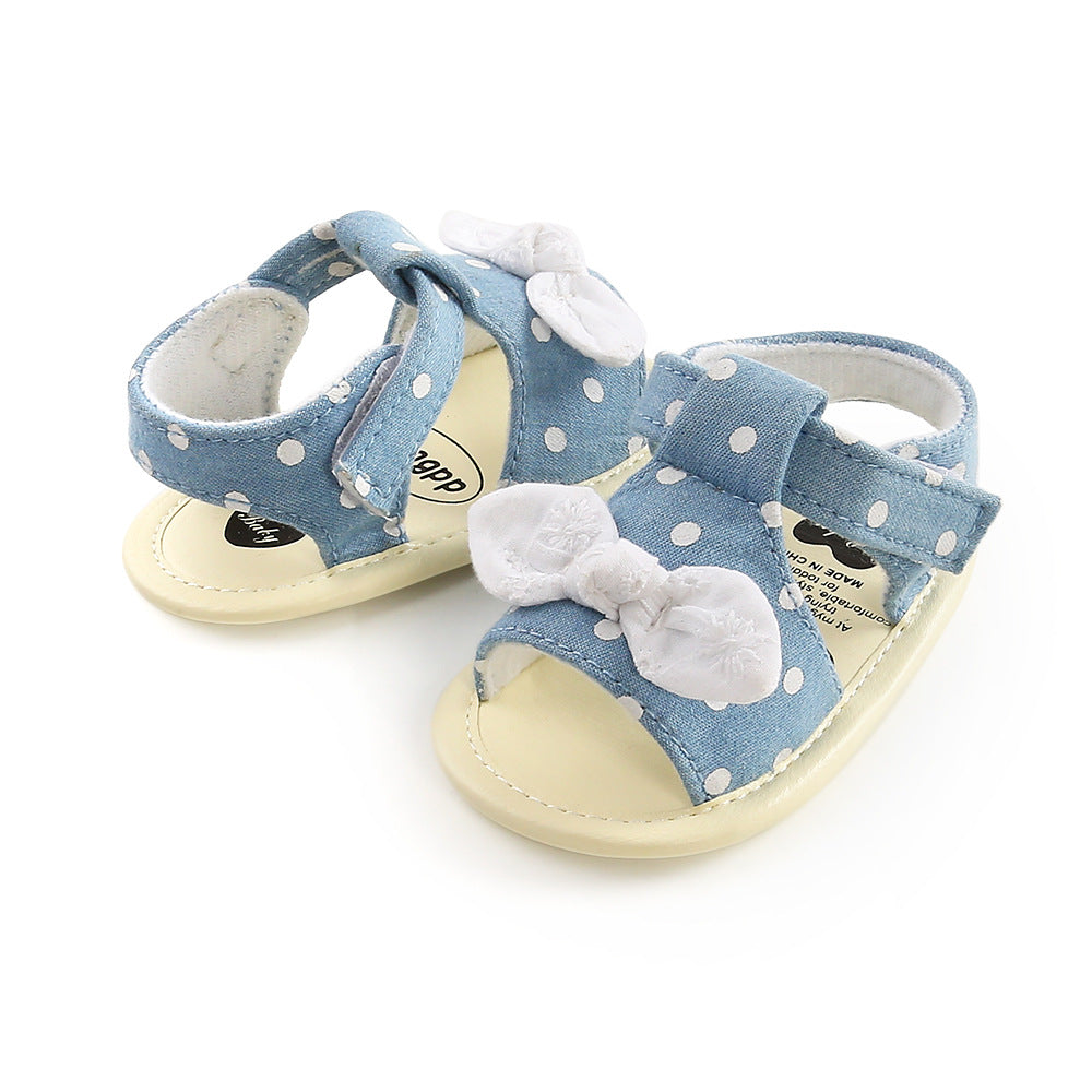 Bowknot Baby Girl Sandals Baby Shoes Soft Sole Toddler Shoes