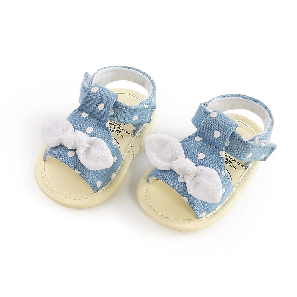 Bowknot Baby Girl Sandals Baby Shoes Soft Sole Toddler Shoes