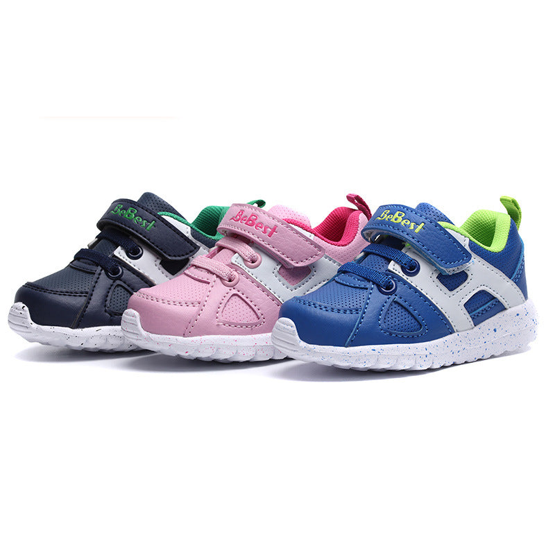 Spring Girl and Boys Children Sports Shoes Fashion Non-Slip Comfortable Breathable Baby Shoes