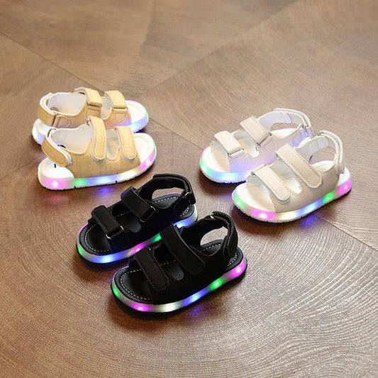 Children'S Led Light Up Boys Girls Shoes Sandals