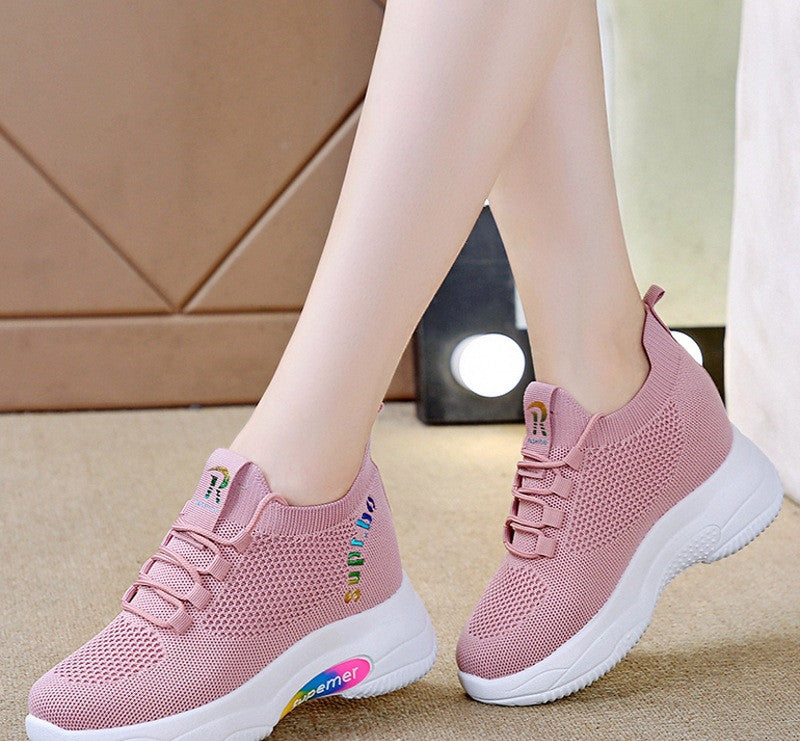 Summer Mesh Shoes Breathable One Piece On Behalf Of Foreign Trade Cross-Border Women'S Travel Sports Shoes Women