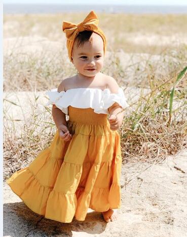 Summer New Suit Skirt Girls Big Skirts Baby girl