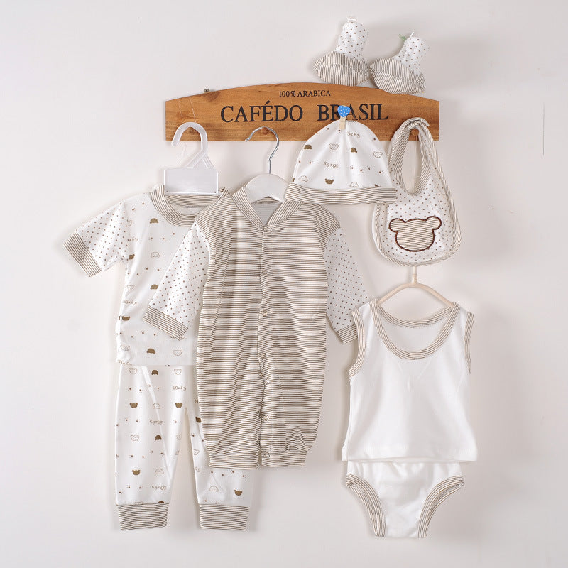 8-piece baby newborn cotton suit Boy Girl set