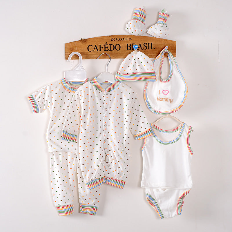 8-piece baby newborn cotton suit Boy Girl set