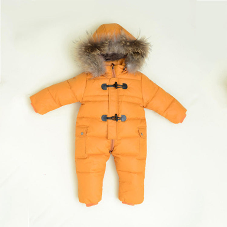 Infant Down Jacket Romper Winter