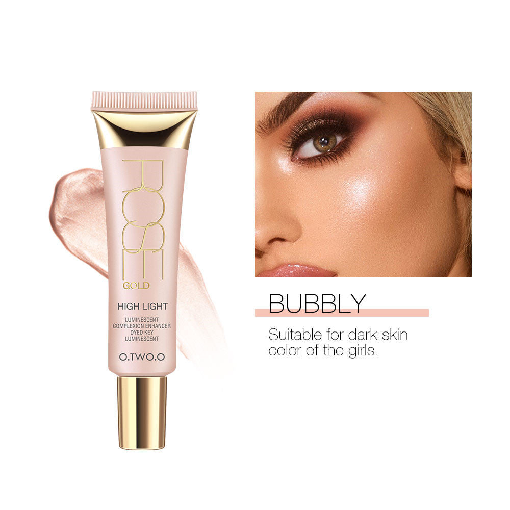 Three-dimensional Highlighter Contouring Of Facial Silkworm Highlighter