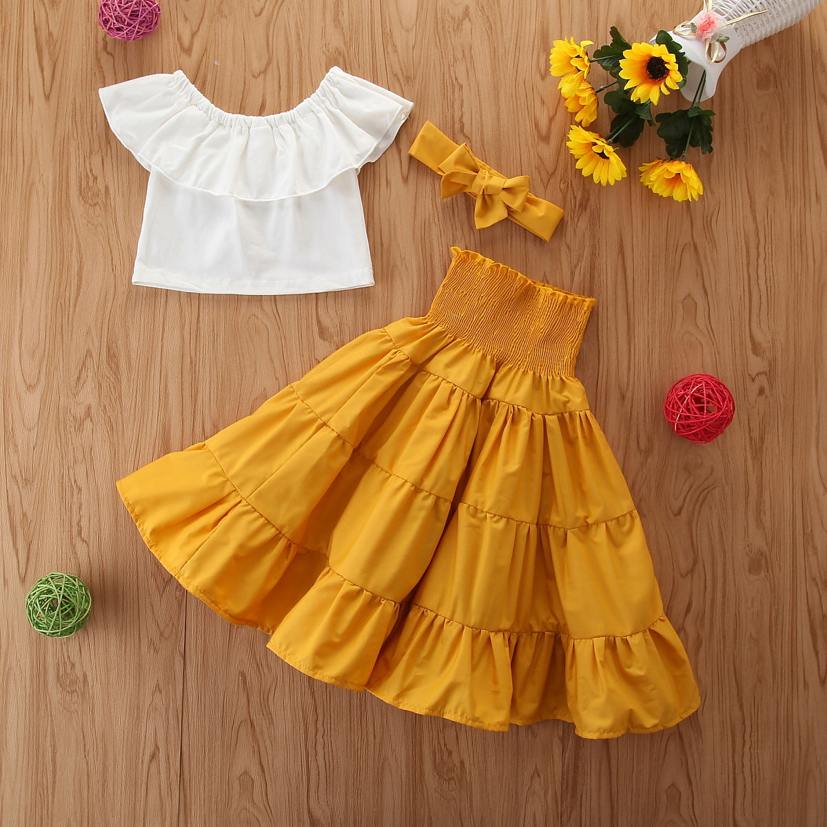 Summer New Suit Skirt Girls Big Skirts Baby girl