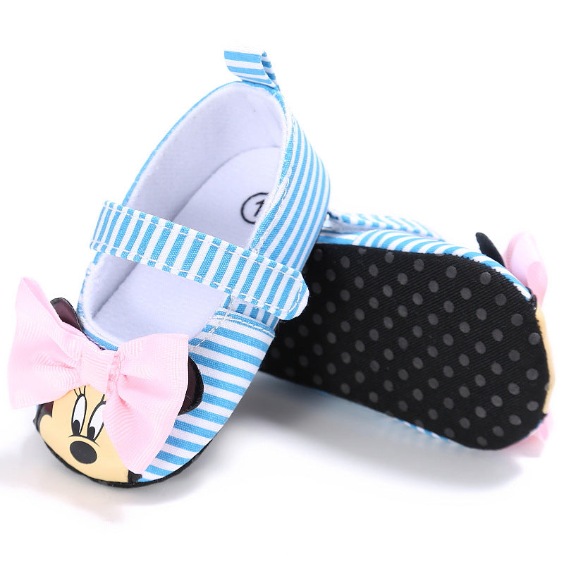 Baby Girls Crib shoes soft bottom cartoon Princess baby girls toddler shoes