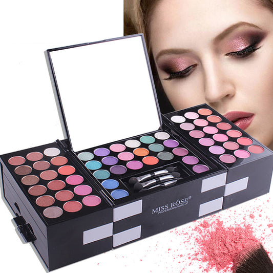 144 color 3 color 3 Color Eyeshadow blush eyebrow makeup Professional Makeup kit special.