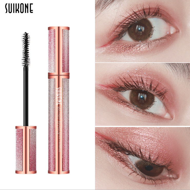 Slender mascara waterproof, curled