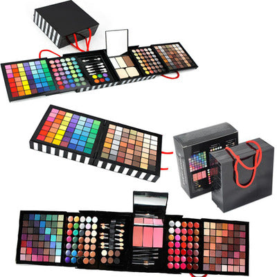 Explosion Deluxe 177 Color Eye Shadow, Blusher, Bronzing Plate Combination Makeup Set