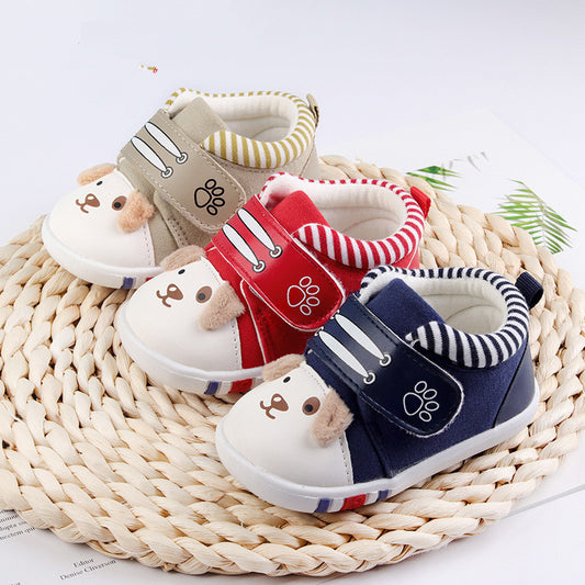 Baby cartoon toddler shoes baby shoes non-slip toe cap Boy Girl Shoes