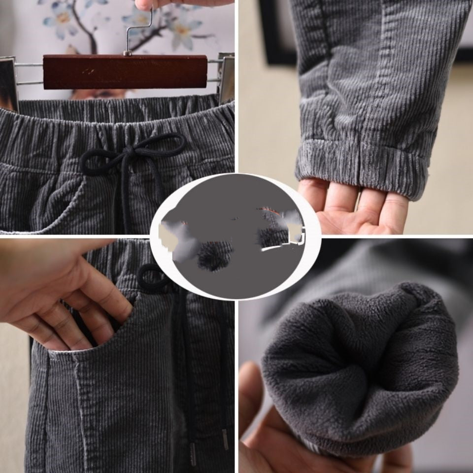 Boys Children's Handsome Corduroy Casual Pants Winter Clothes