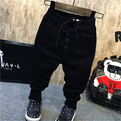 Boy personality thickening plus children jeans